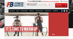 Desktop Screenshot of fitnessbrokersusa.com